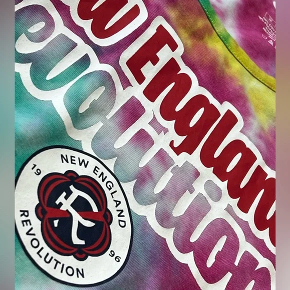 Concept Sports Women's New England Revolution Starstruck Tye-Dye Tank Top Size:M - Picture 7 of 7